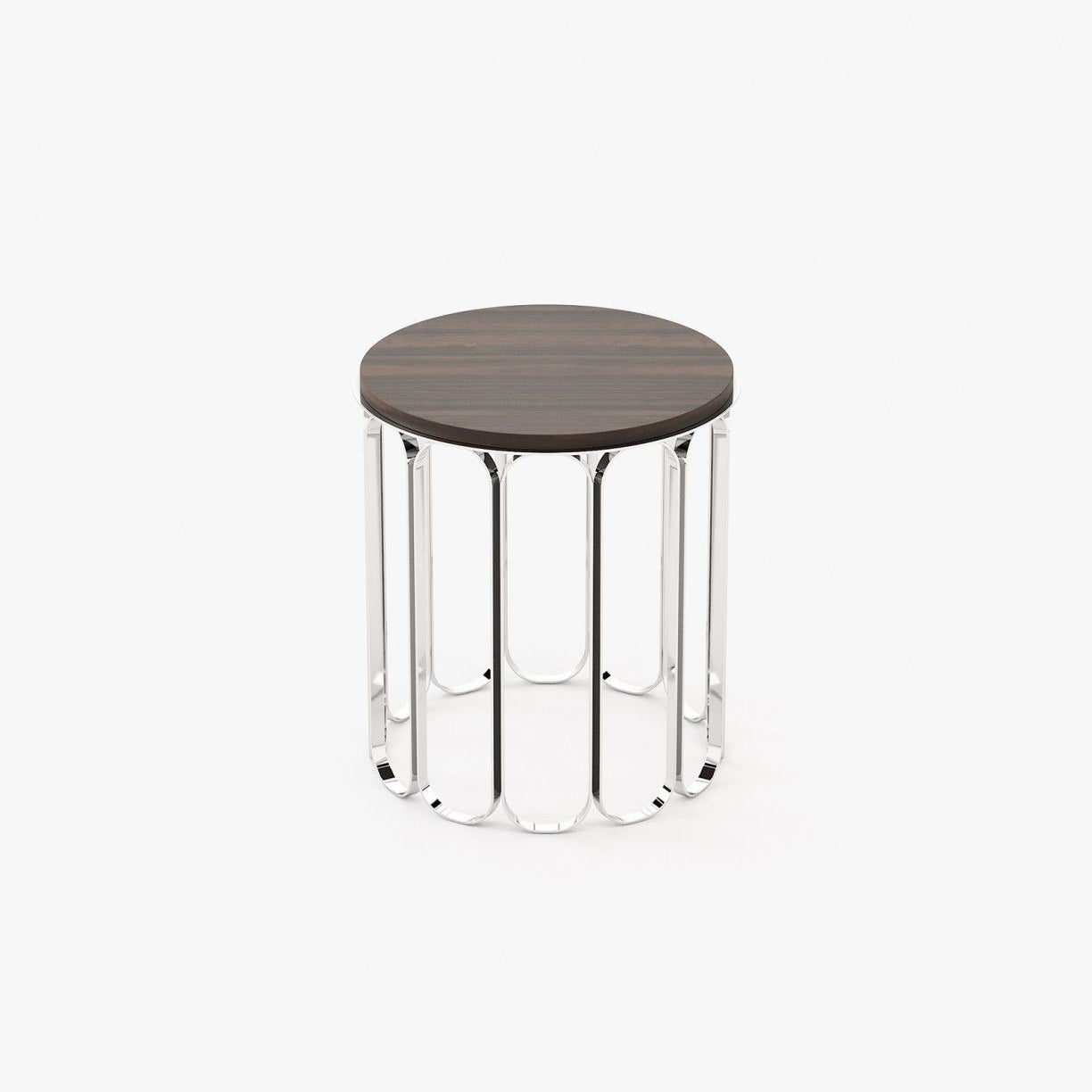 Laskasas CHERYL Nest & Side Table Smoked Eucalyptus Veneer Matte - Araco Interiors