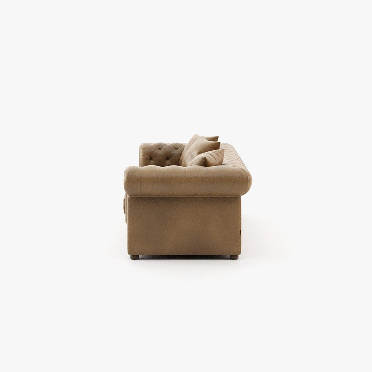 Laskasas CHESTER 2 seater Sofa Seoul Camel Leather - Araco Interiors