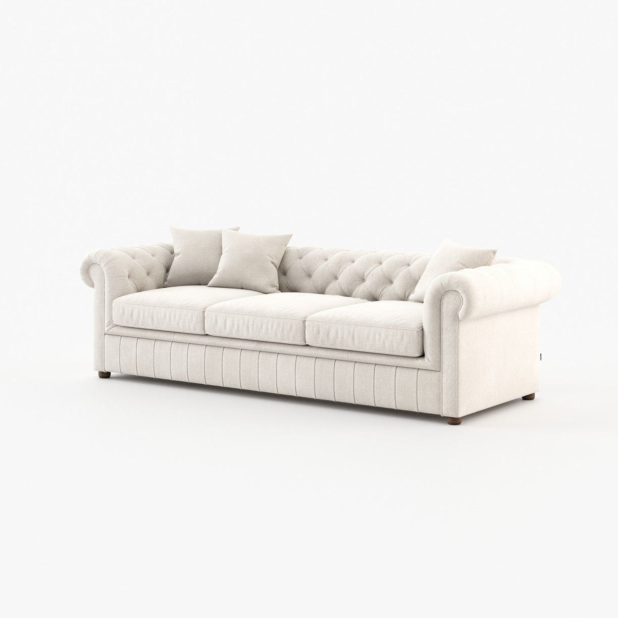 Laskasas CHESTER 2 seater Sofa Xangai White - Araco Interiors