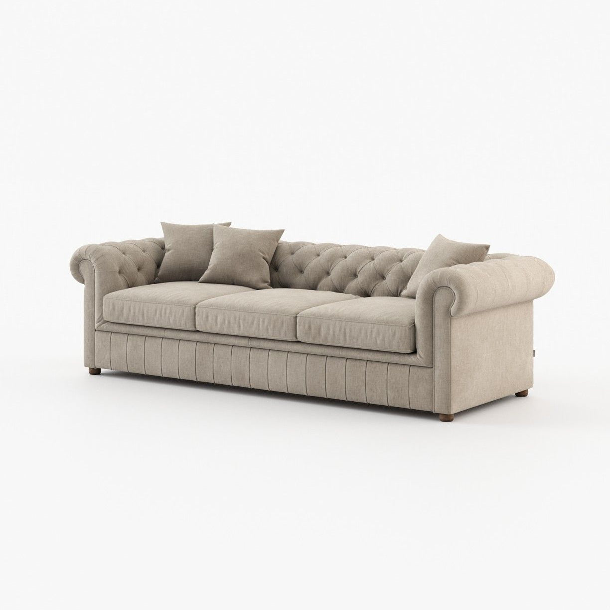 Laskasas CHESTER 3 seater Sofa Xangai Sand - Araco Interiors