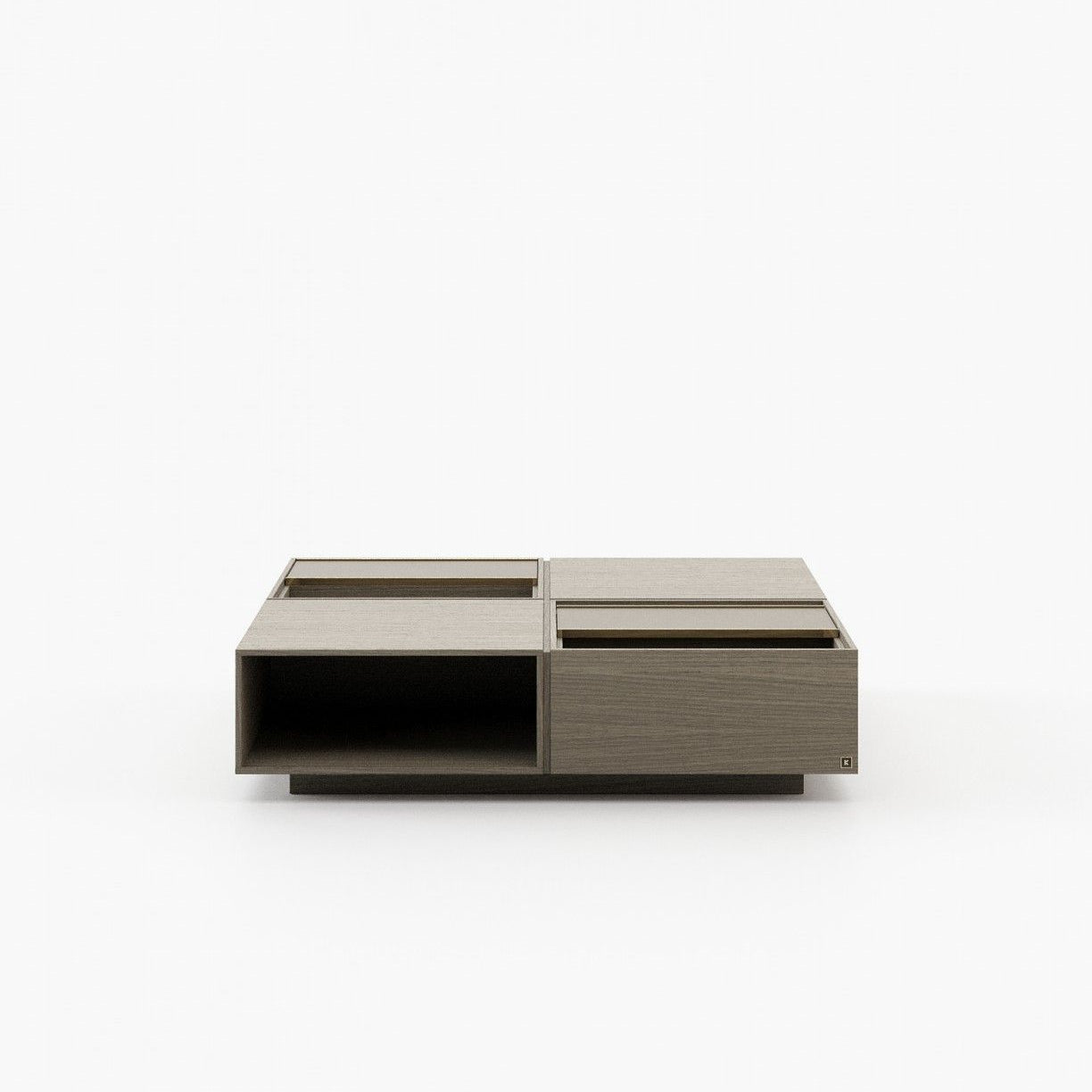 Laskasas CHIOS Coffee Table Aged Oak Veneer Matte - Araco Interiors