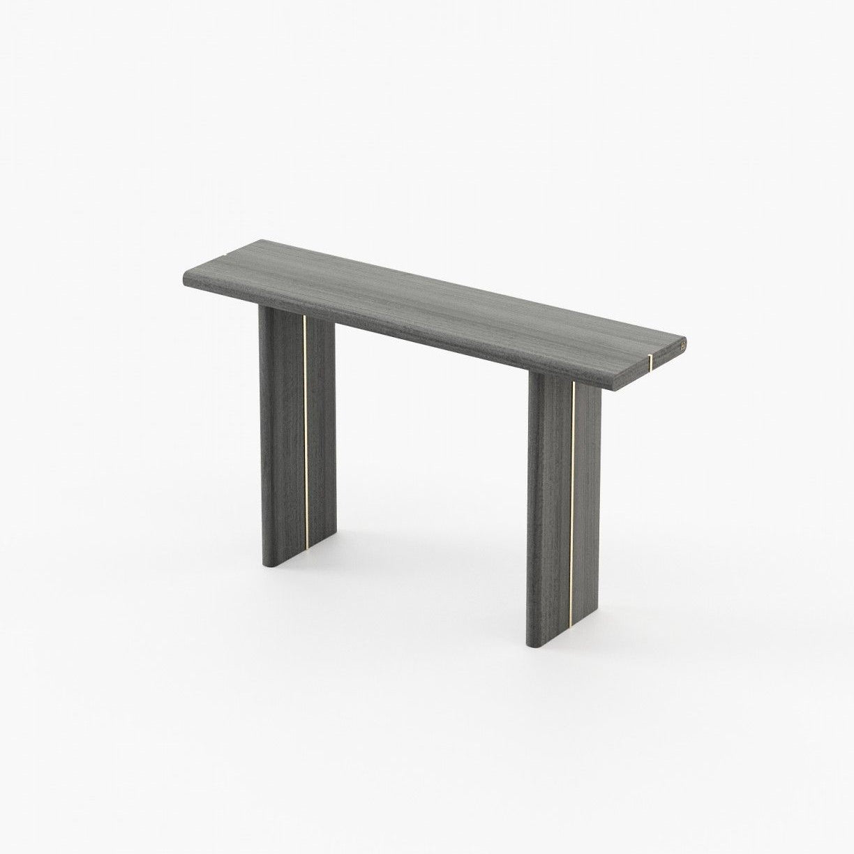 Laskasas CHIOS Console Table Grey Eucalyptus Veneer Matte - Araco Interiors