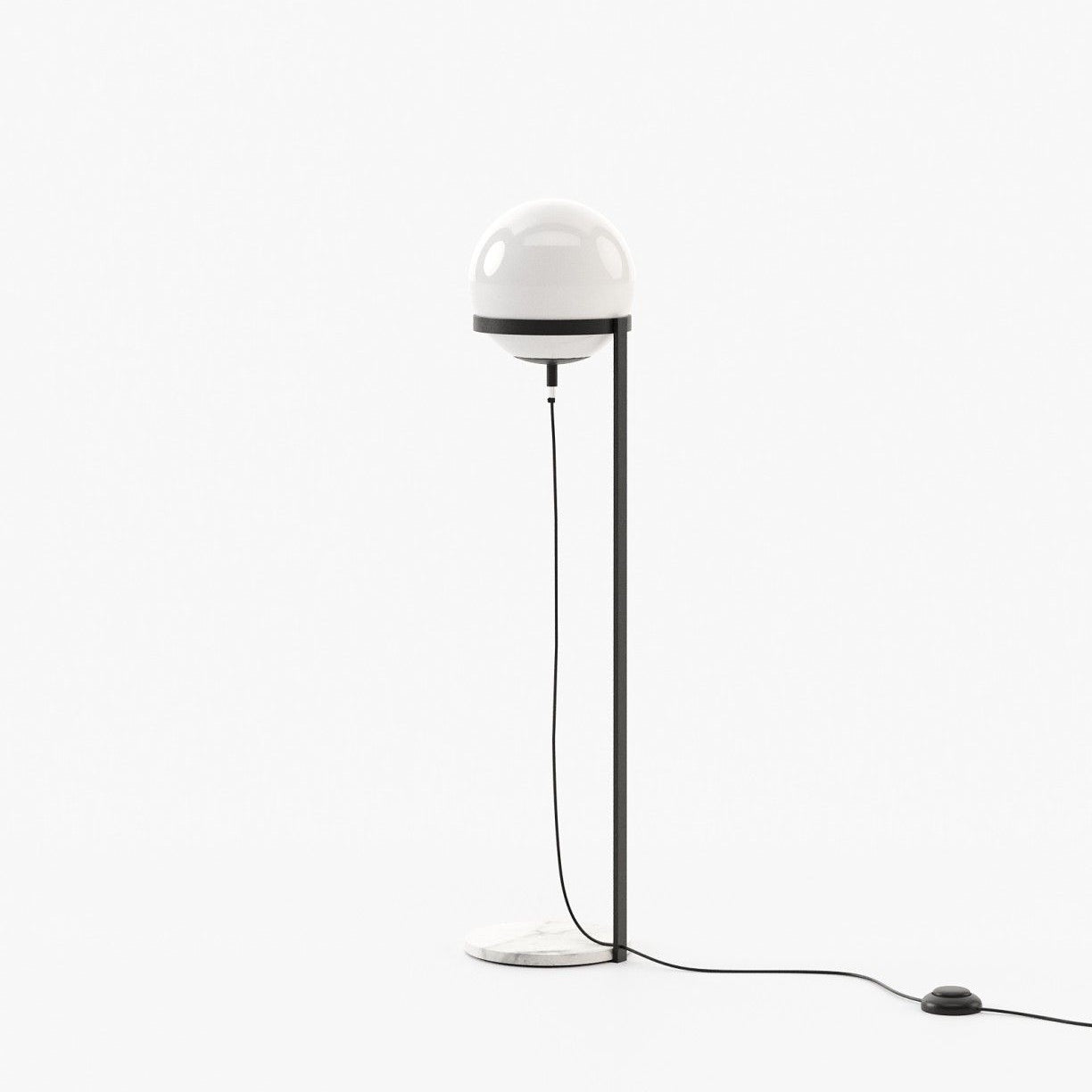 Laskasas CLARKE Floor Lamp Carrara Marble - Araco Interiors