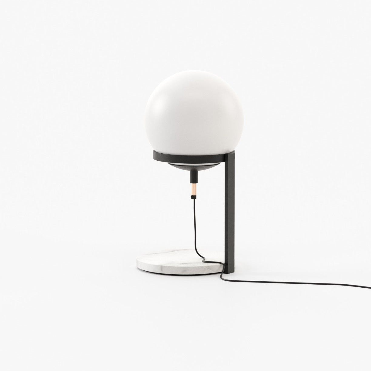 Laskasas CLARKE Table & Desk Lamp Carrara Marble - Araco Interiors