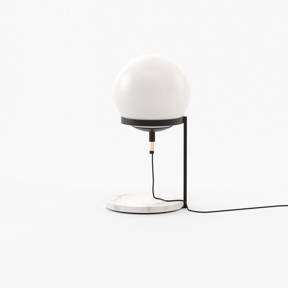 Laskasas CLARKE Table & Desk Lamp Carrara Marble - Araco Interiors
