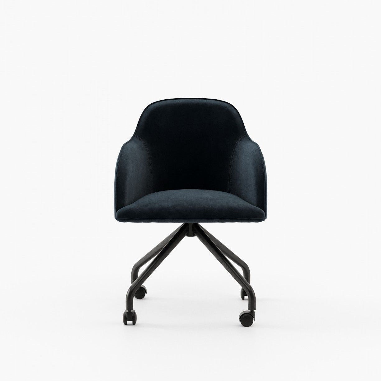 Laskasas CLYDE office Dining Chair & Bench Vienna Deep Blue - Araco Interiors