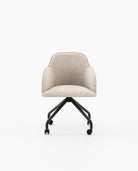 Laskasas CLYDE office Dining Chair & Bench Xangai White - Araco Interiors