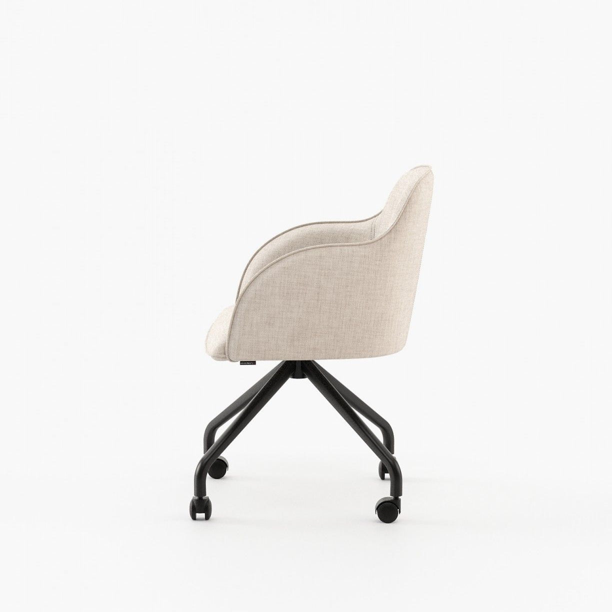Laskasas CLYDE office Dining Chair & Bench Xangai White - Araco Interiors