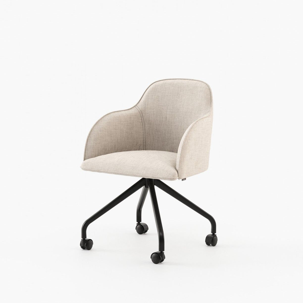 Laskasas CLYDE office Dining Chair & Bench Xangai White - Araco Interiors