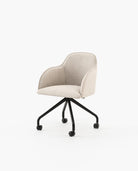 Laskasas CLYDE office Dining Chair & Bench Xangai White - Araco Interiors