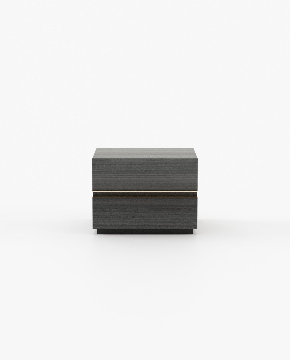 Laskasas CONNOR Bedside Cabinet & Table Grey Eucalyptus Veneer Matte - Araco Interiors