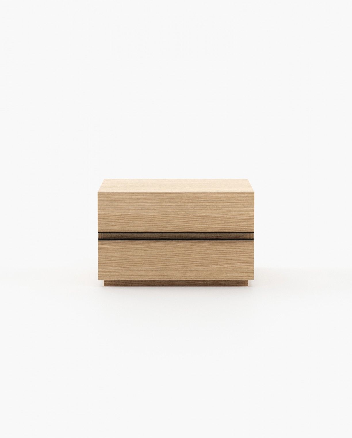 Laskasas CONNOR Bedside Cabinet & Table Oak Veneer Matte - Araco Interiors