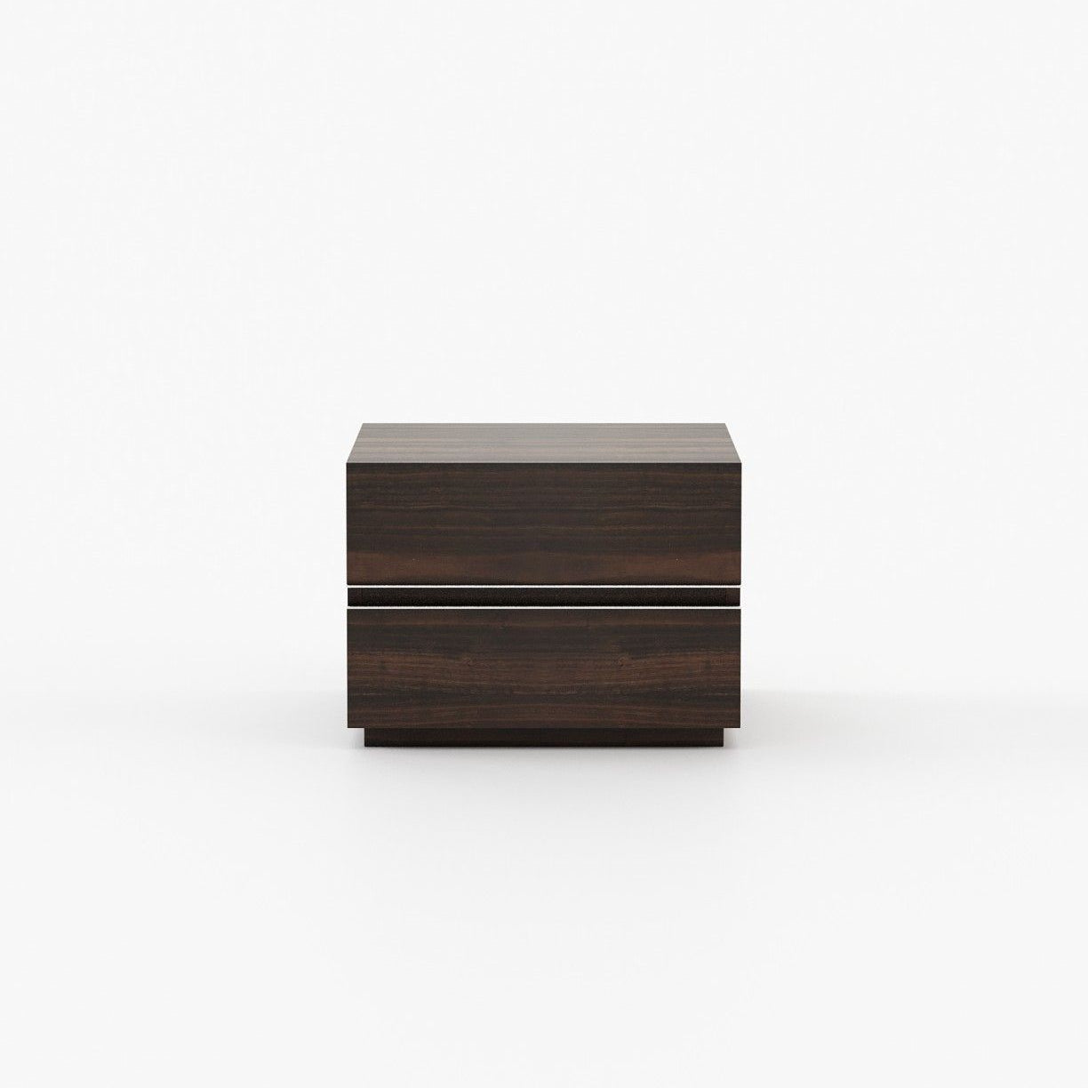 Laskasas CONNOR Bedside Cabinet & Table Smoked Eucalyptus Veneer Matte - Araco Interiors