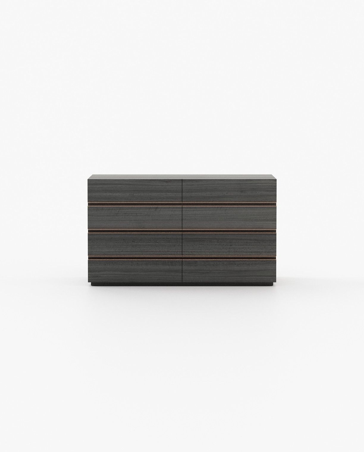 Laskasas CONNOR Set of 8 Chest of Drawers Grey Eucalyptus Veneer Matte - Araco Interiors