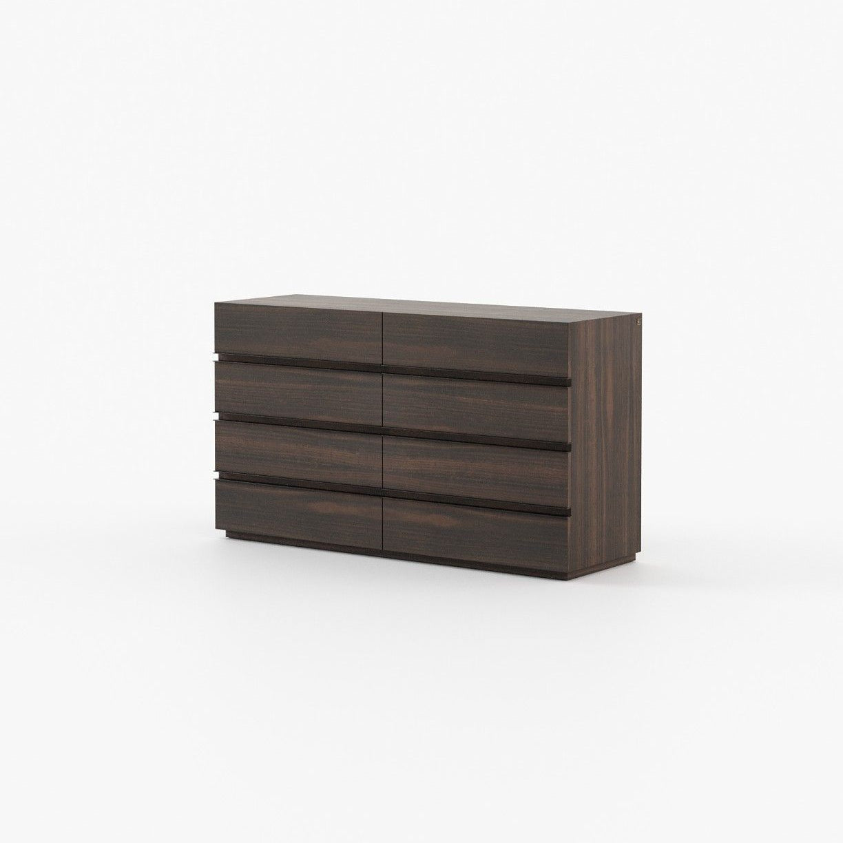 Laskasas CONNOR Set of 8 Chest of Drawers Smoked Eucalyptus Veneer Matte - Araco Interiors