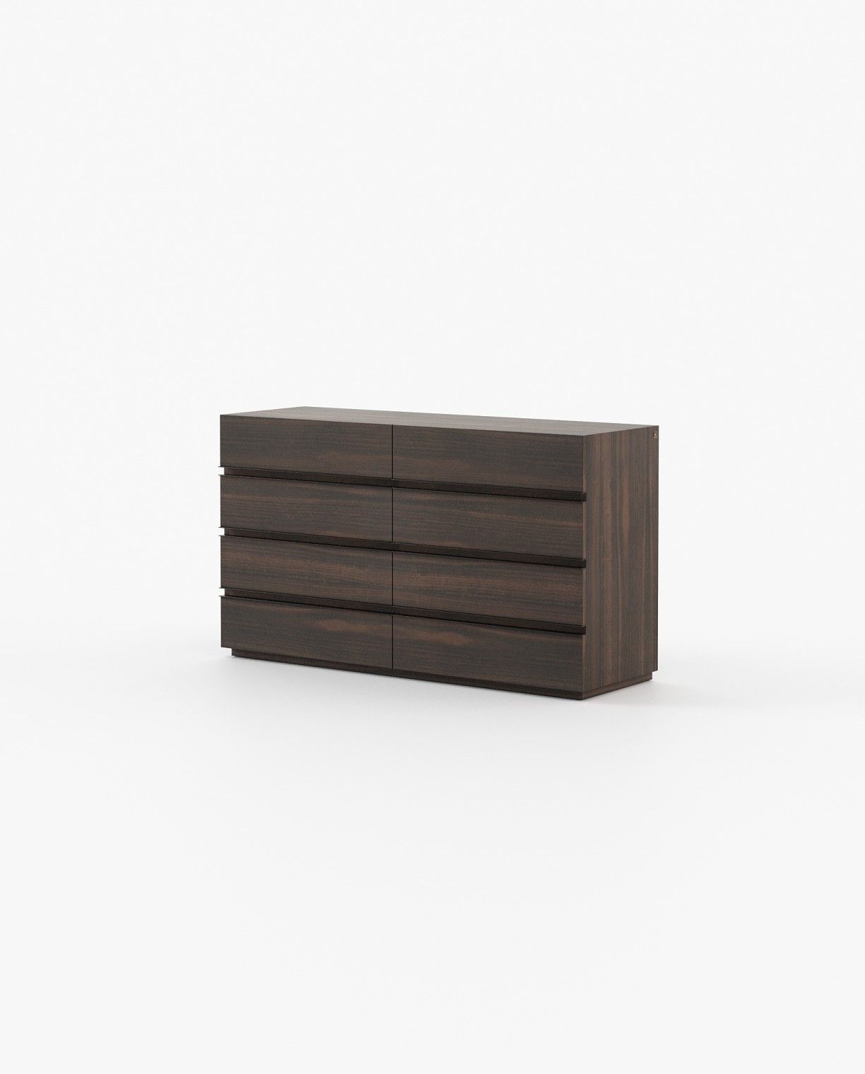 Laskasas CONNOR Set of 8 Chest of Drawers Smoked Eucalyptus Veneer Matte - Araco Interiors