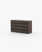 Laskasas CONNOR Set of 8 Chest of Drawers Smoked Eucalyptus Veneer Matte - Araco Interiors