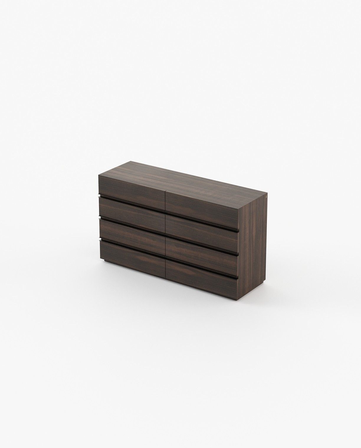 Laskasas CONNOR Set of 8 Chest of Drawers Smoked Eucalyptus Veneer Matte - Araco Interiors