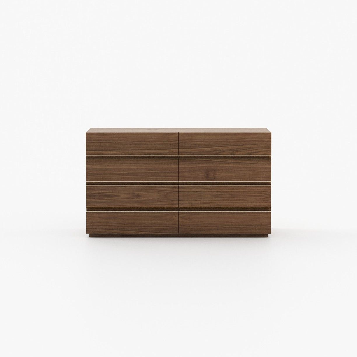 Laskasas CONNOR Set of 8 Chest of Drawers Walnut Veneer Matte - Araco Interiors