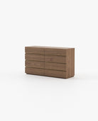 Laskasas CONNOR Set of 8 Chest of Drawers Walnut Veneer Matte - Araco Interiors