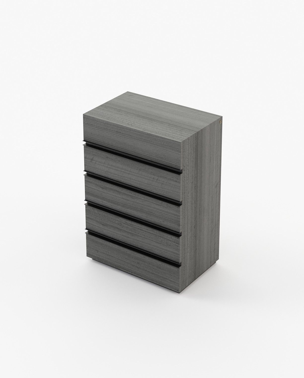 Laskasas CONNOR Tallboy Chest of Drawers Grey Eucalyptus Veneer Matte - Araco Interiors