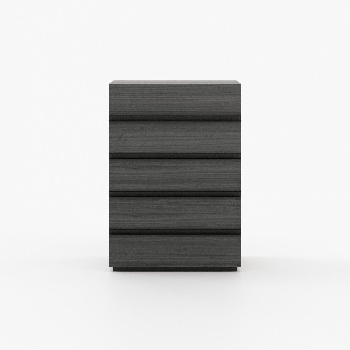 Laskasas CONNOR Tallboy Chest of Drawers Grey Eucalyptus Veneer Matte - Araco Interiors