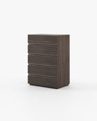 Laskasas CONNOR Tallboy Chest of Drawers Smoked Eucalyptus Veneer Matte - Araco Interiors