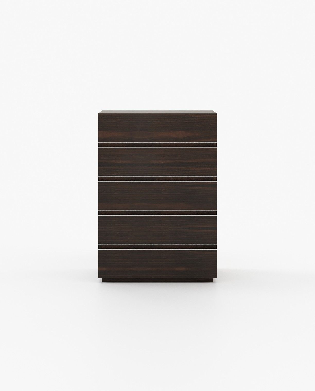 Laskasas CONNOR Tallboy Chest of Drawers Smoked Eucalyptus Veneer Matte - Araco Interiors