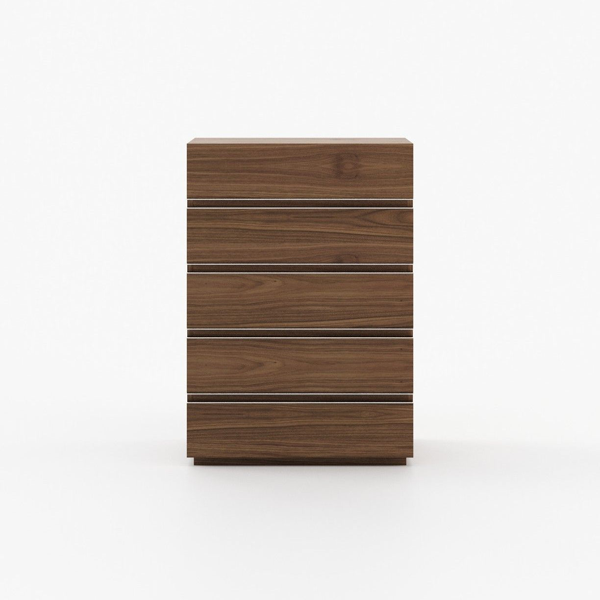 Laskasas CONNOR Tallboy Chest of Drawers Walnut Veneer Matte - Araco Interiors
