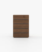Laskasas CONNOR Tallboy Chest of Drawers Walnut Veneer Matte - Araco Interiors