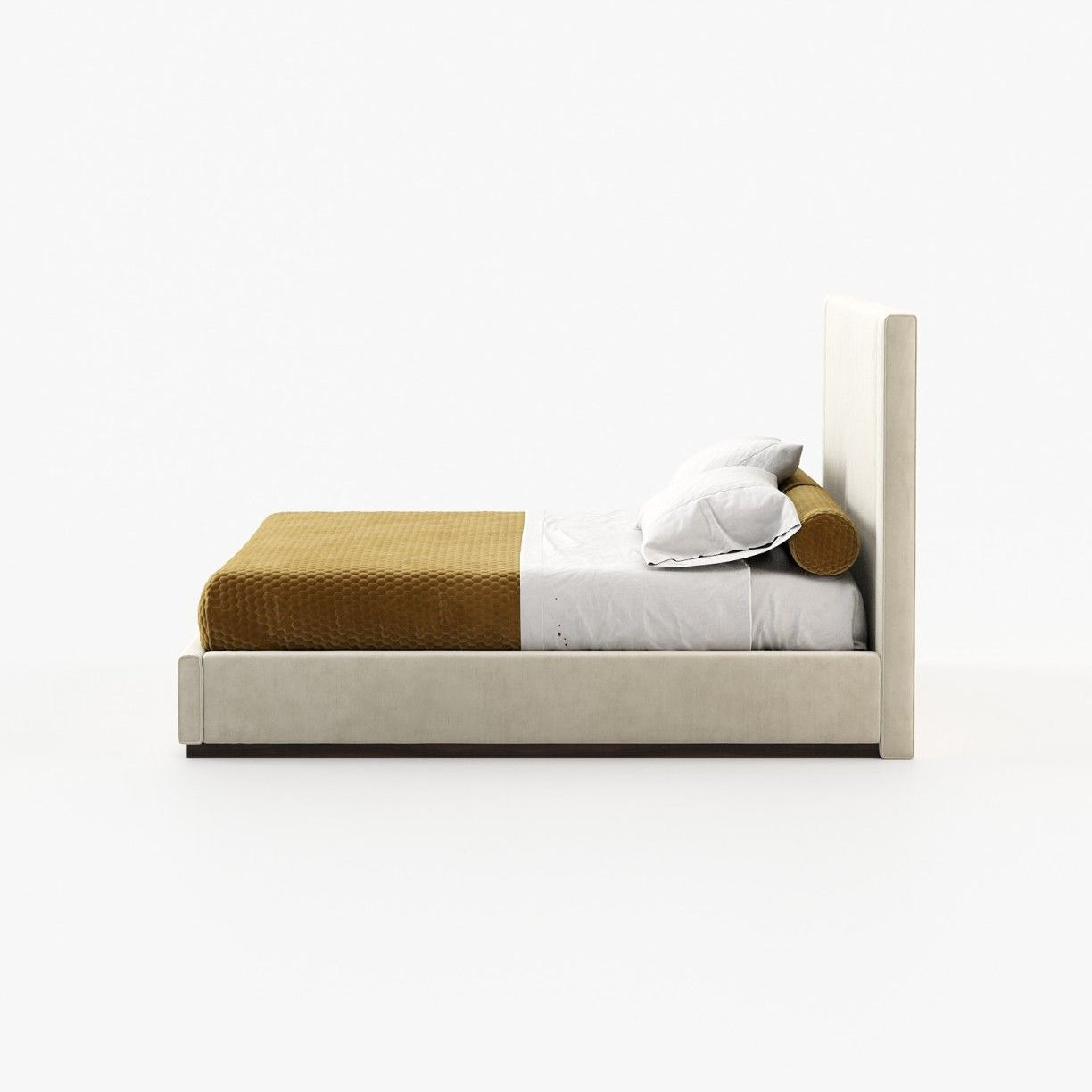 Laskasas CORIN Bed & Headboard Vienna Cream - Araco Interiors
