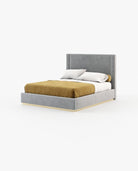 Laskasas CORIN Bed & Headboard Vienna Light Grey - Araco Interiors