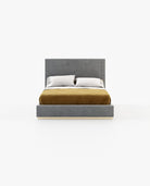 Laskasas CORIN Bed & Headboard Vienna Light Grey - Araco Interiors