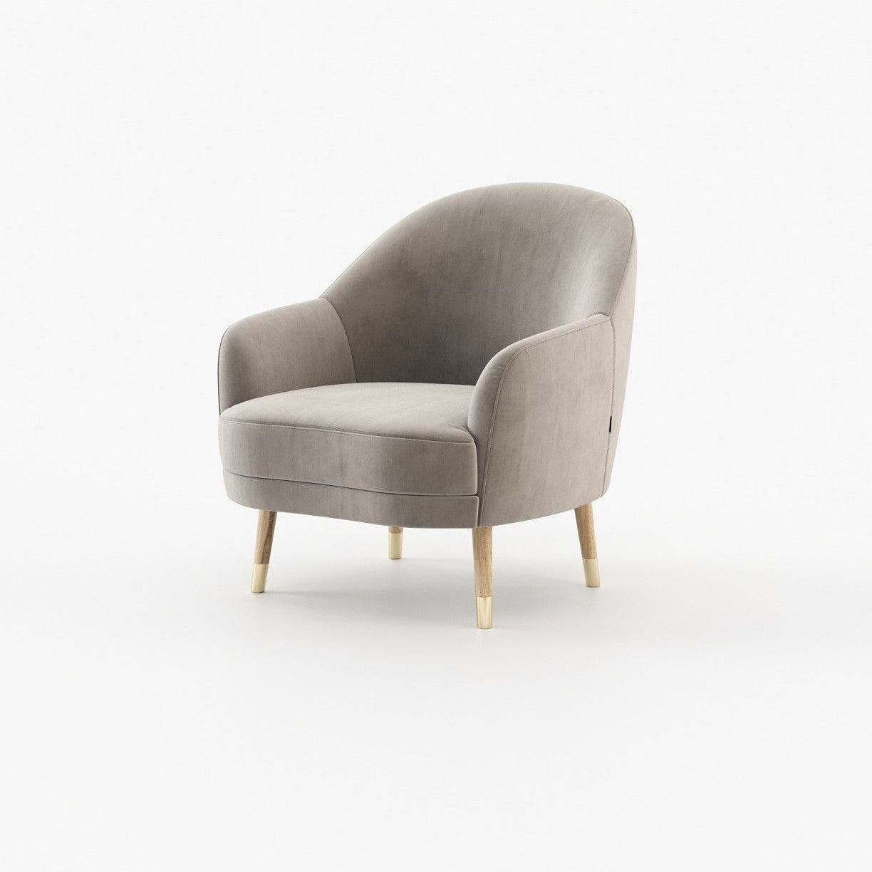 Laskasas COSY Armchair Vienna Khaki - Araco Interiors