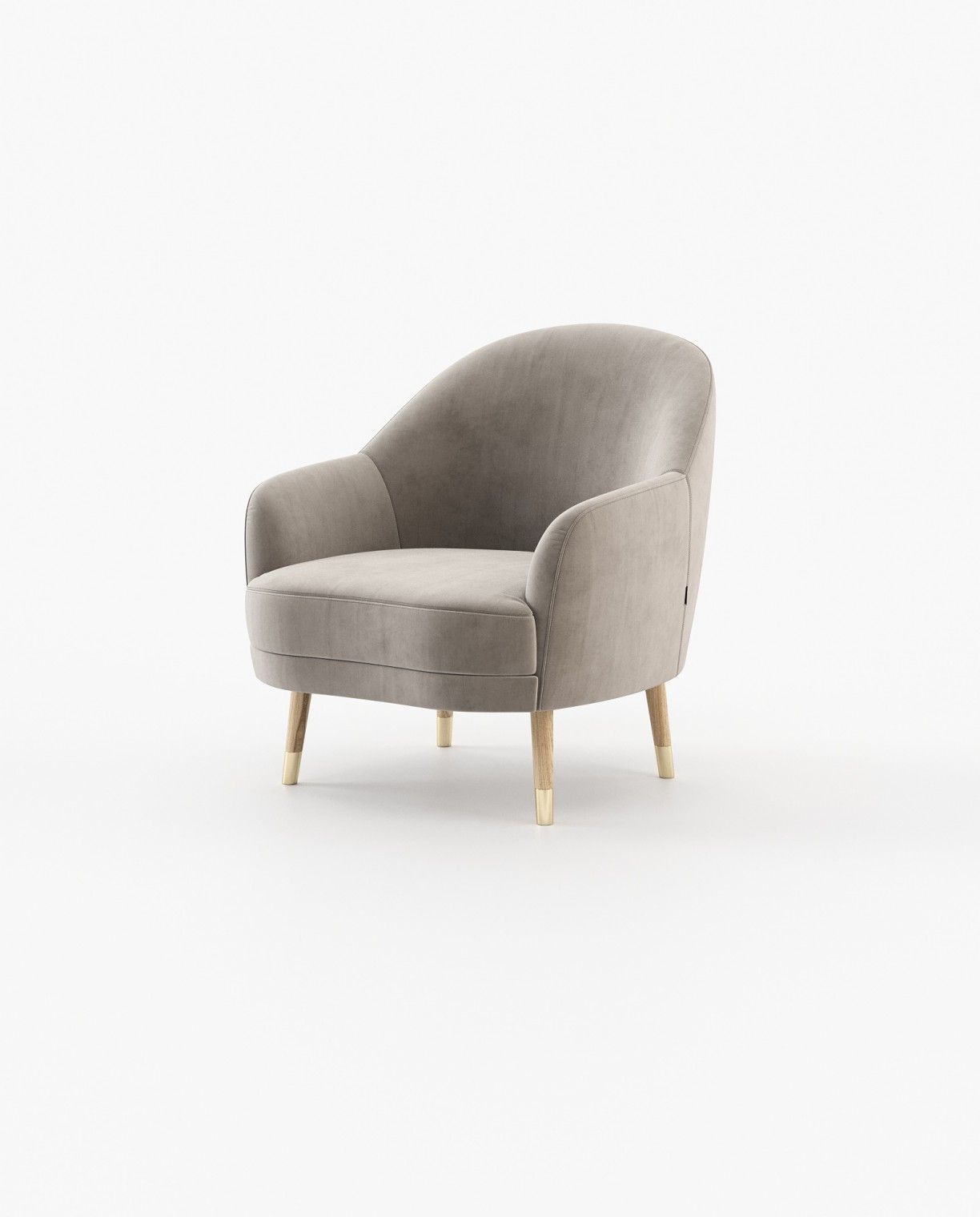 Laskasas COSY Armchair Vienna Khaki - Araco Interiors