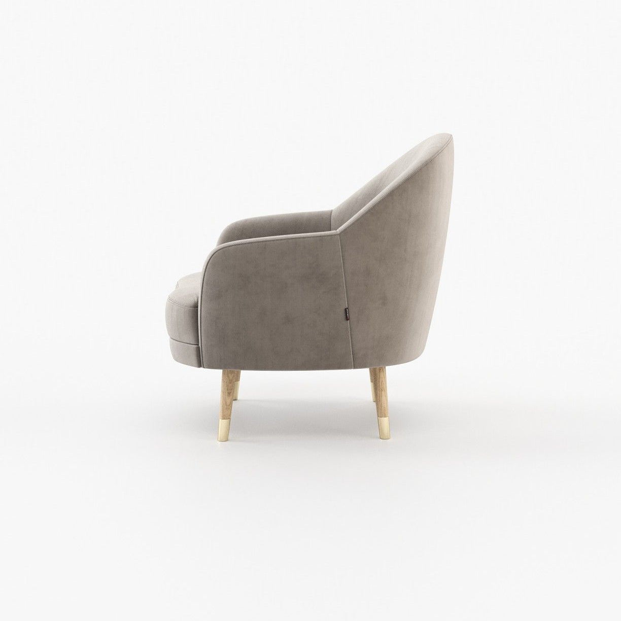 Laskasas COSY Armchair Vienna Khaki - Araco Interiors