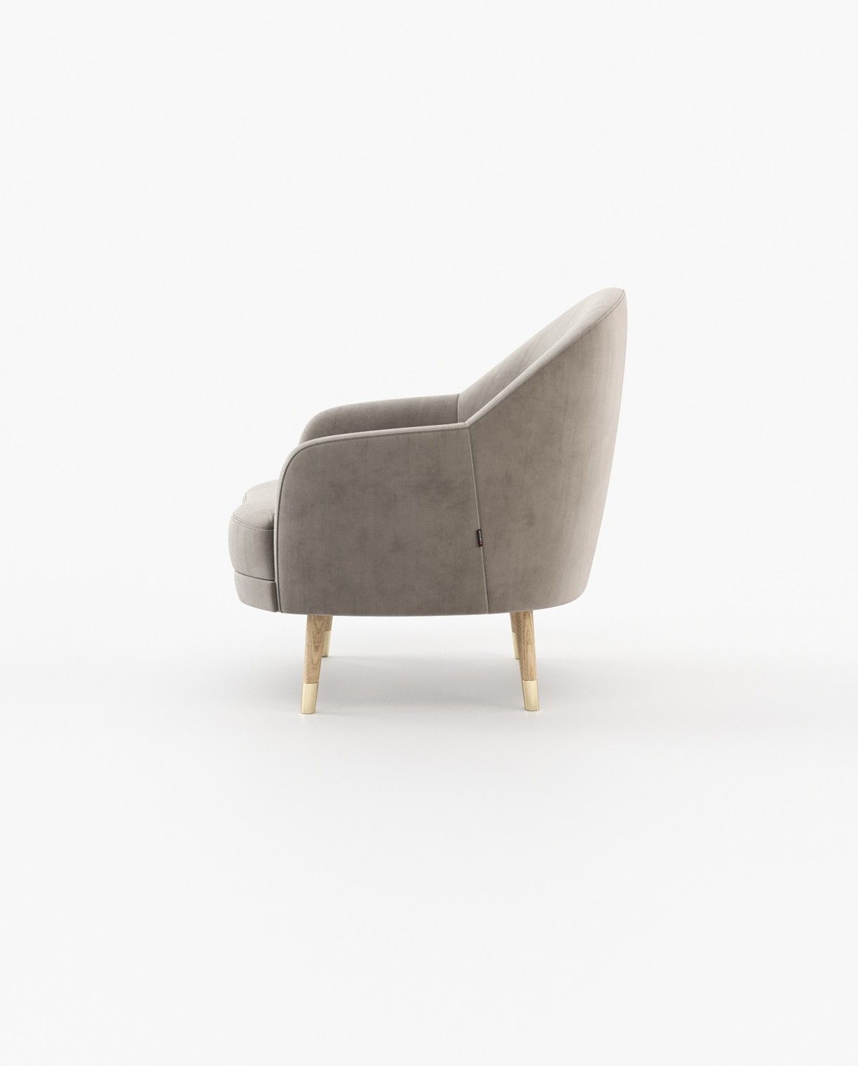 Laskasas COSY Armchair Vienna Khaki - Araco Interiors