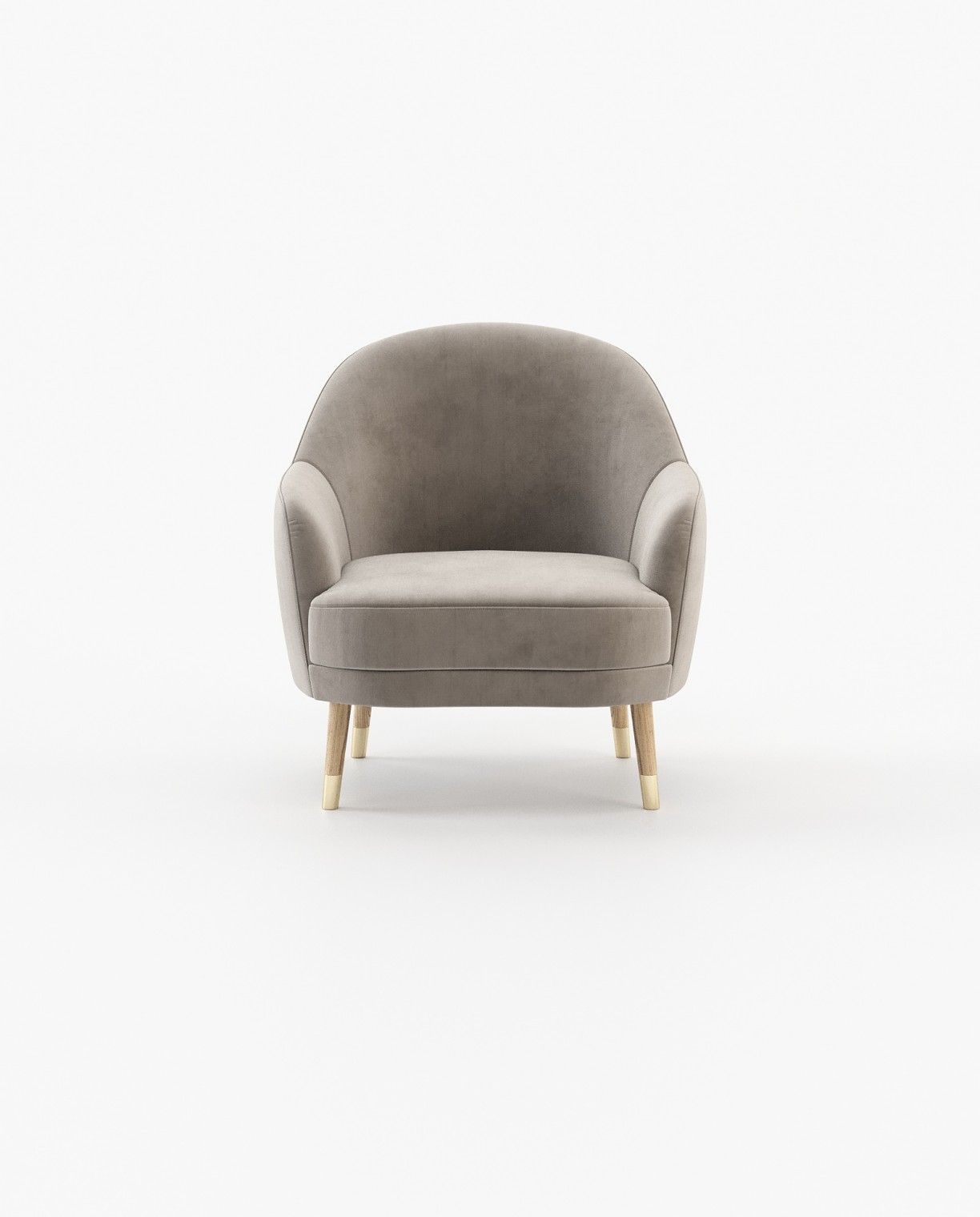 Laskasas COSY Armchair Vienna Khaki - Araco Interiors
