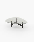 Laskasas CRAWFORD Coffee Table Textured Black Iron - Araco Interiors
