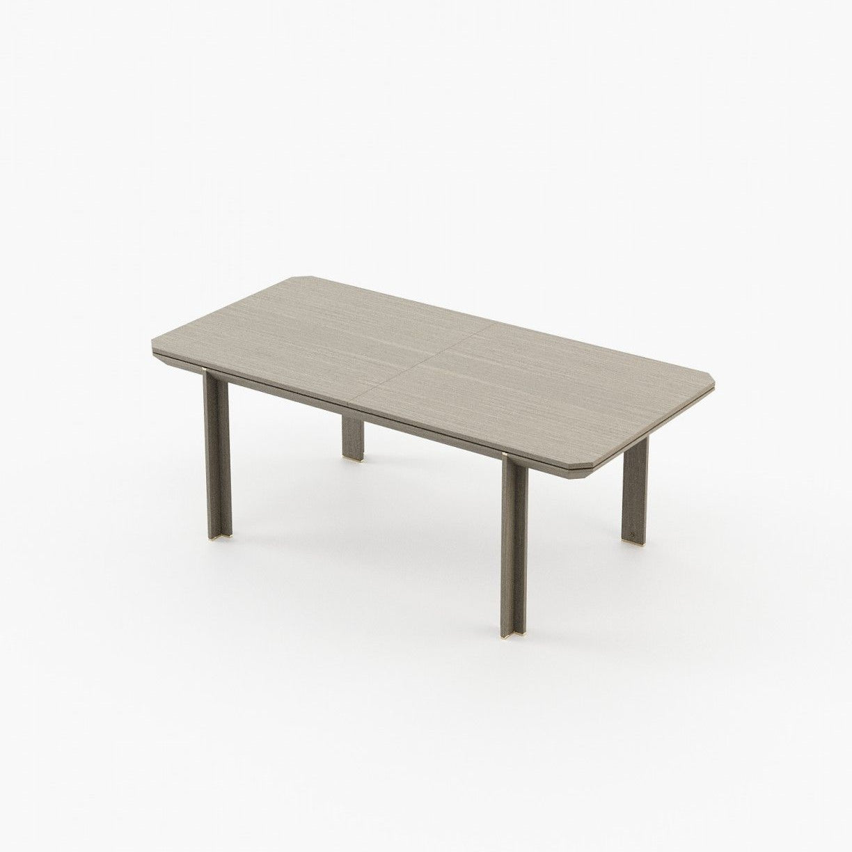 Laskasas CRES Dining & Bar Table Aged Oak Veneer Matte - Araco Interiors
