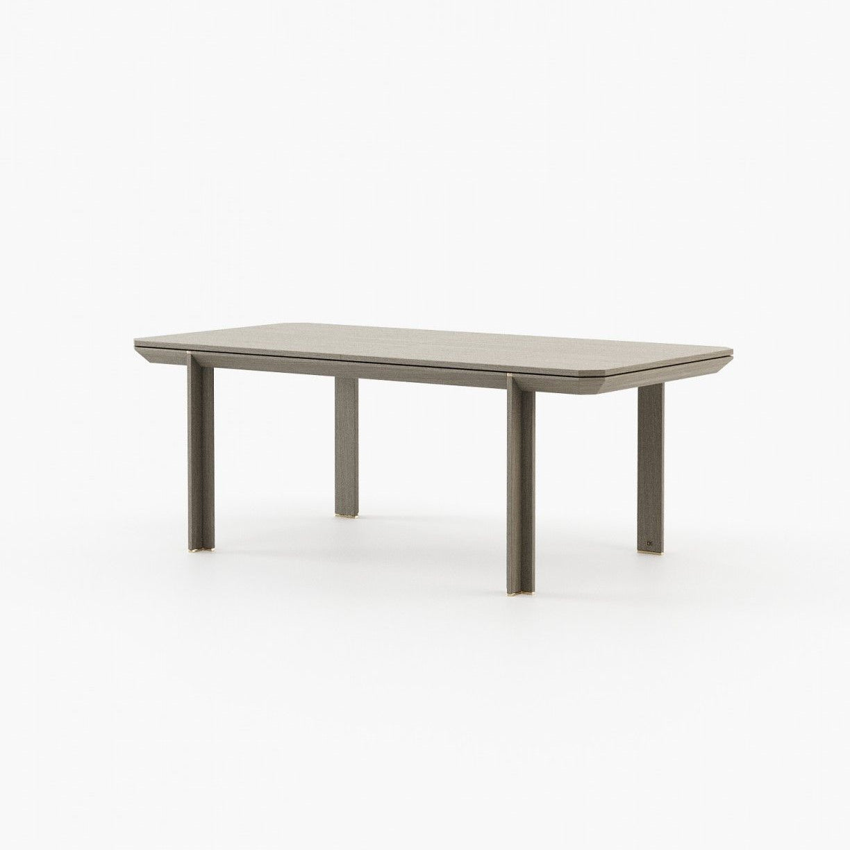 Laskasas CRES Dining & Bar Table Aged Oak Veneer Matte - Araco Interiors