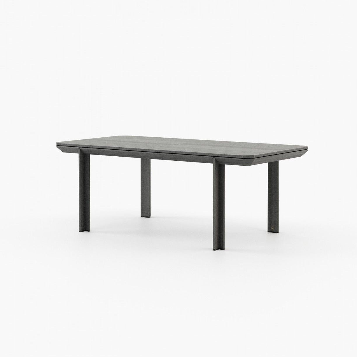 Laskasas CRES Dining & Bar Table Grey Eucalyptus Veneer Matte - Araco Interiors
