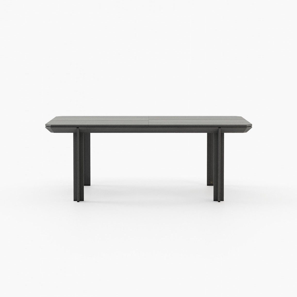 Laskasas CRES Dining & Bar Table Grey Eucalyptus Veneer Matte - Araco Interiors