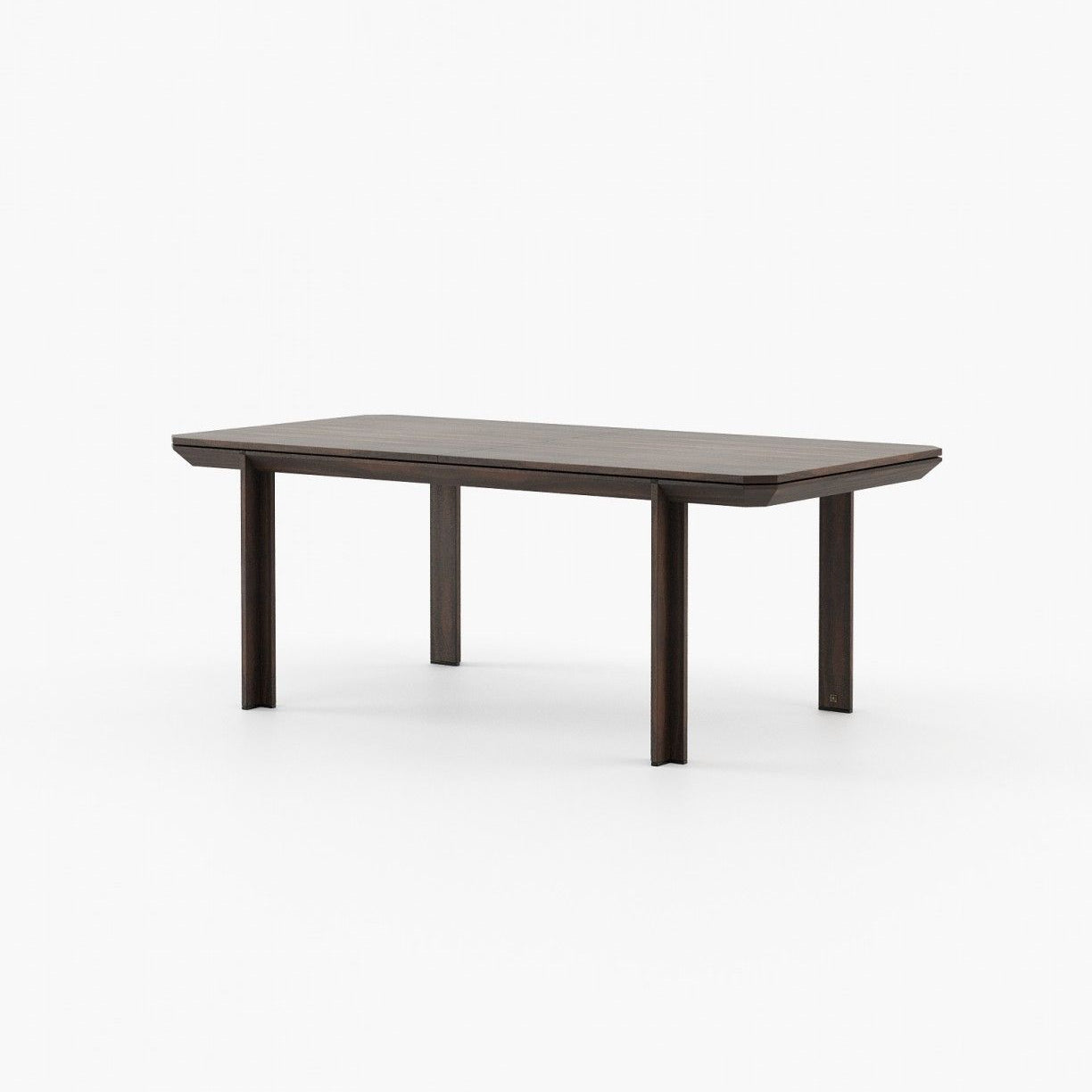 Laskasas CRES Dining & Bar Table Smoked Eucalyptus Veneer Matte - Araco Interiors