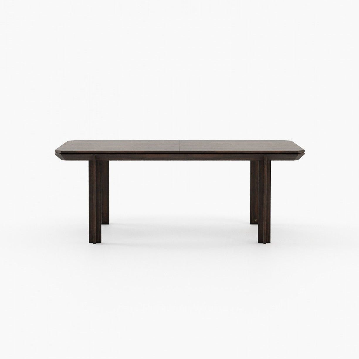 Laskasas CRES Dining & Bar Table Smoked Eucalyptus Veneer Matte - Araco Interiors