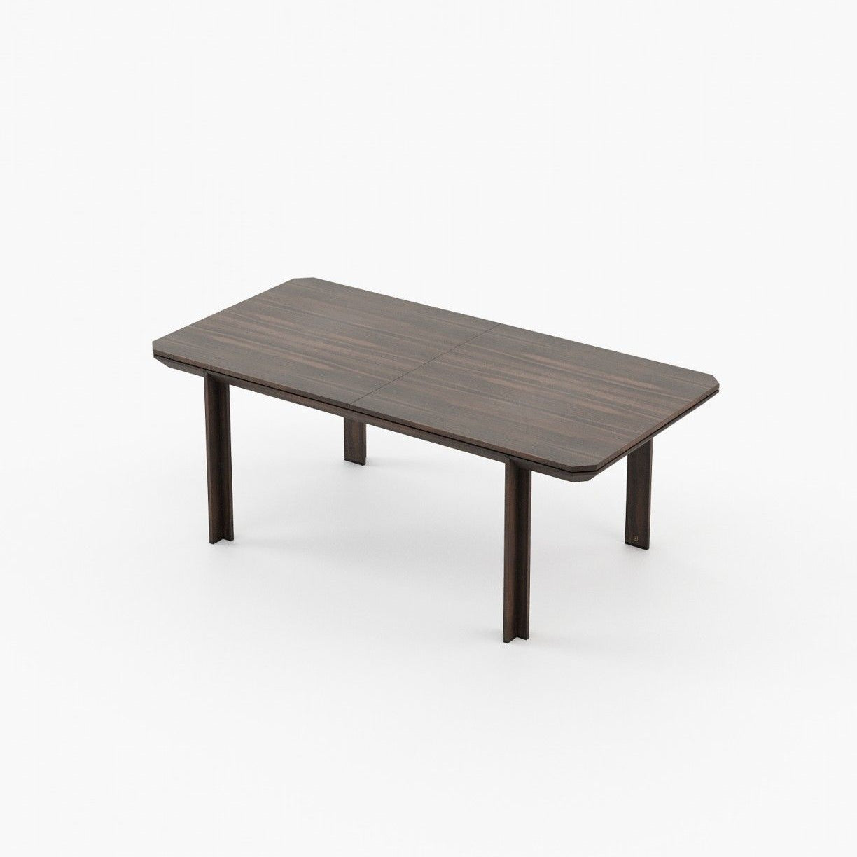 Laskasas CRES Dining & Bar Table Smoked Eucalyptus Veneer Matte - Araco Interiors