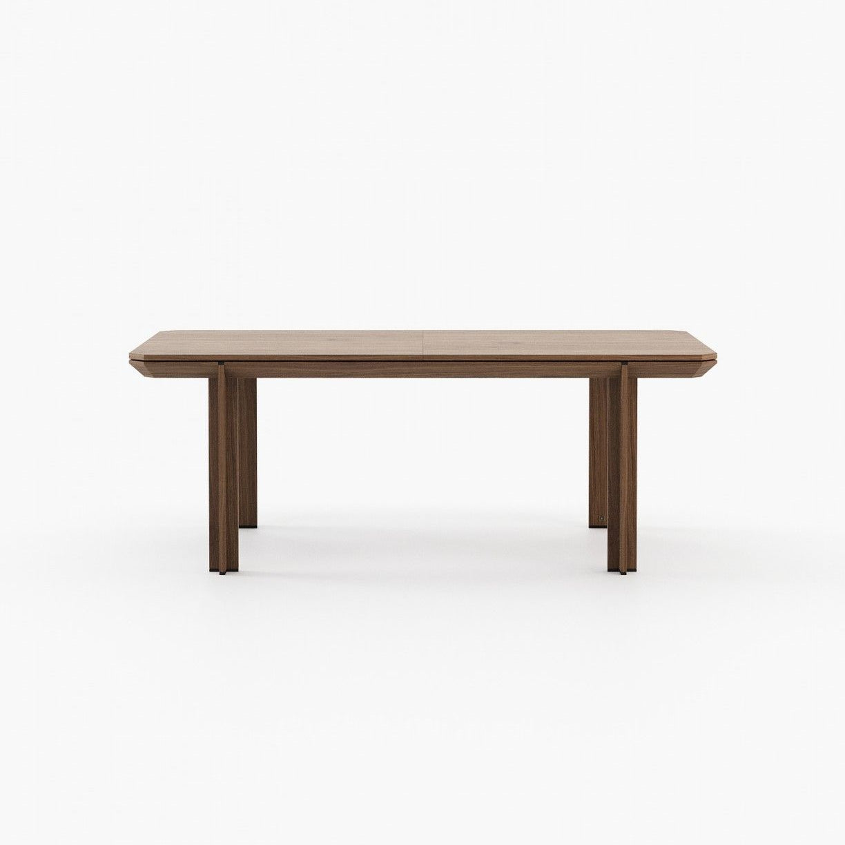 Laskasas CRES Dining & Bar Table Walnut Veneer Matte - Araco Interiors