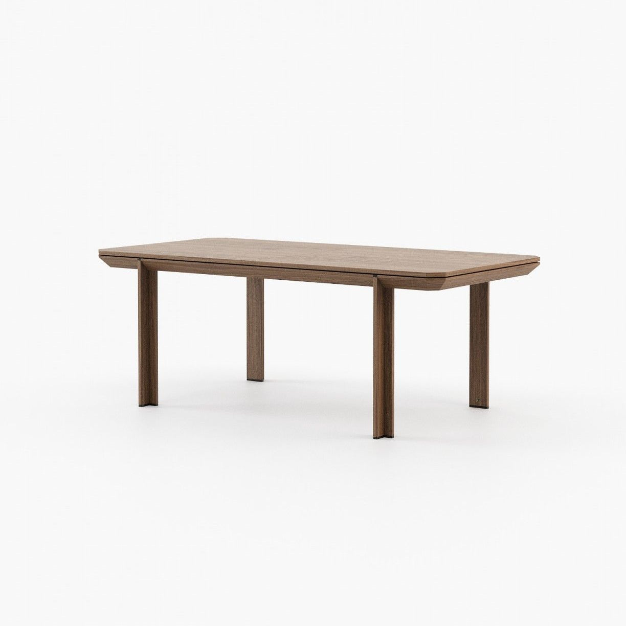 Laskasas CRES Dining & Bar Table Walnut Veneer Matte - Araco Interiors