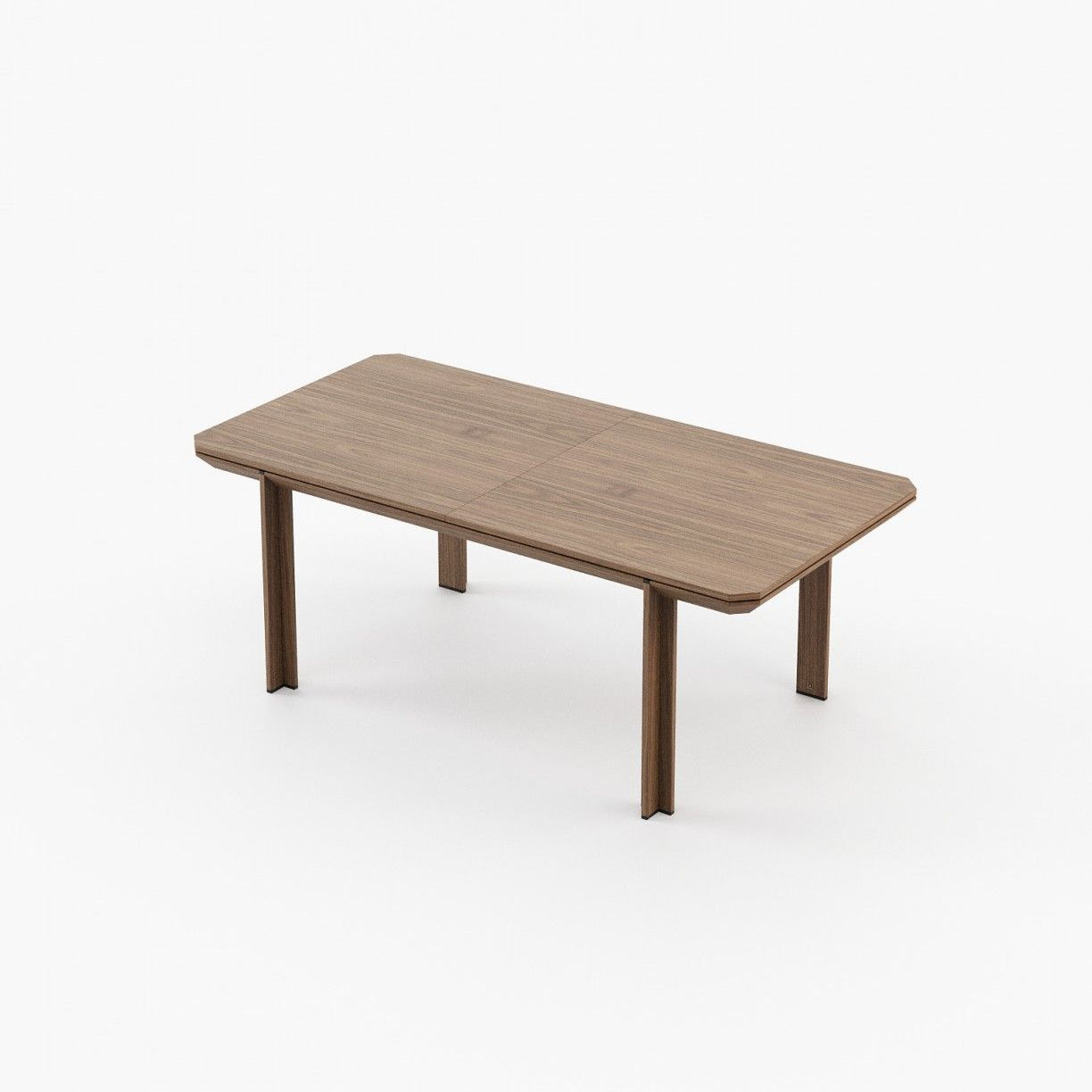 Laskasas CRES Dining & Bar Table Walnut Veneer Matte - Araco Interiors