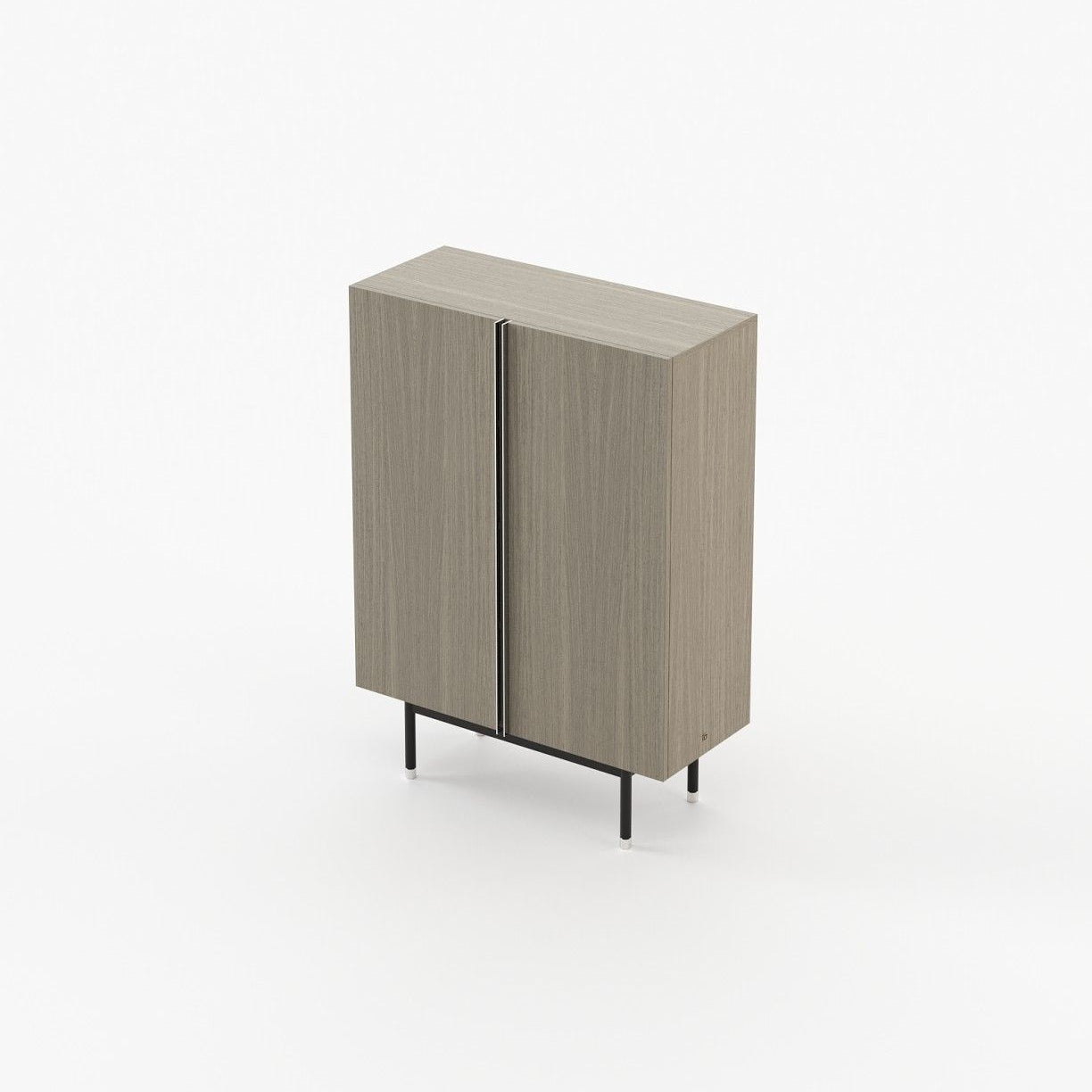 Laskasas CUBA Bar Cabinet Aged Oak Veneer Matte - Araco Interiors